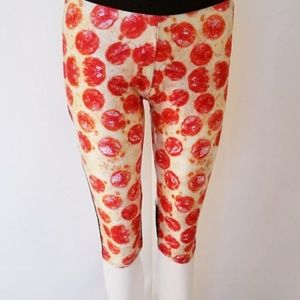 Pizza Capri Leggings